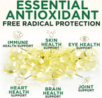Vitamina E 180mg por Dosis - DL-Alfa Tocoferol - 60 Softgels