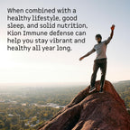 Kion Immune - Suplemento de Vitamina C y Zinc - 500 mg de Vitamina C (Ácido Ascórbico) y 10 mg de Zinc - 120 Cápsulas