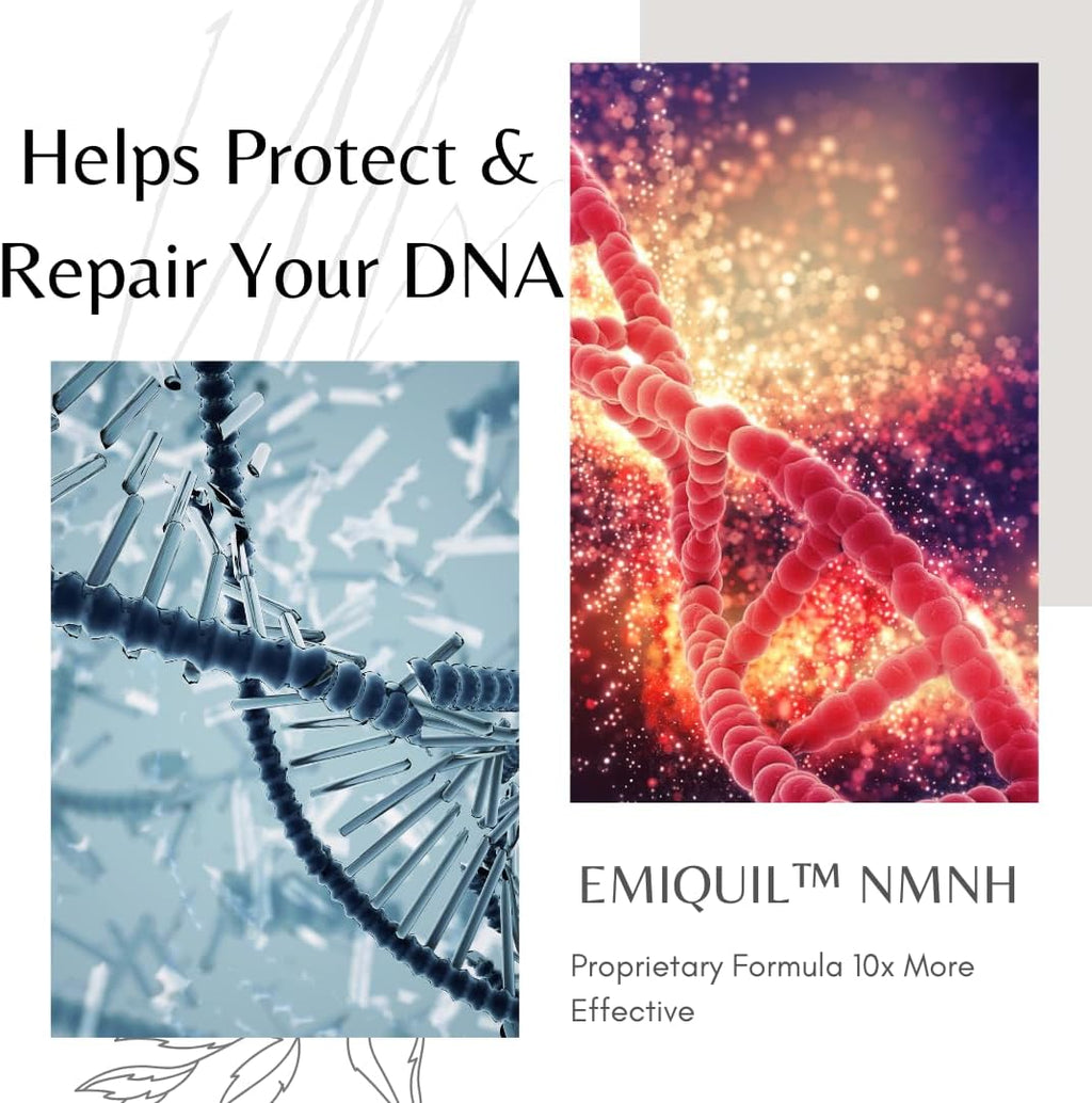 BioImmune Emiquil™ Liposomal NMNH, 500mg 60 Cápsulas - Suplemento de NAD+