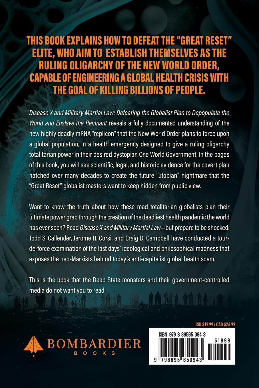 Disease X and Military Martial Law: Defeating the Globalist Plan to Depopulate the World and Enslave the Remnant