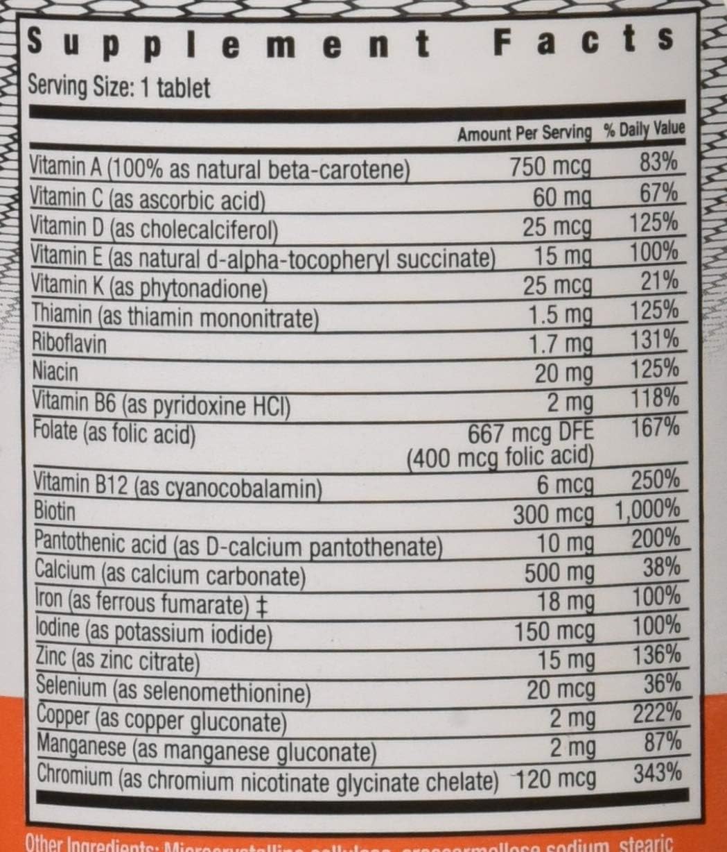 Daily Vitamin TB para Mujeres - 100 Comprimidos