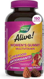 Nature's Way Alive! Gomitas Multivitamínicas para Mujeres, Sabor Bayas, 150 uds