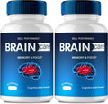 Brain Care Cápsulas para la Memoria y la Concentración - Fórmula Avanzada para la Salud Nerviosa (Pack de 2)