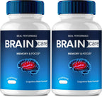 Brain Care Cápsulas para la Memoria y la Concentración - Fórmula Avanzada para la Salud Nerviosa (Pack de 2)