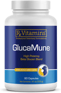 GlucaMune de Rx Vitamins - Suplemento inmunológico para perros y gatos - 90 cápsulas