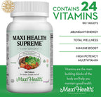 Supreme Multivitamínico de Alta Potencia con Minerales y CoQ10 - 180 Comprimidos