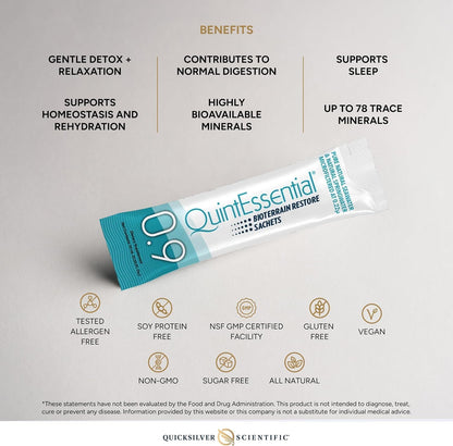 Quicksilver Scientific Quintessential 0.9 – Solución Isotónica con Minerales de Agua de Mar, 30 Sobres – Image 4