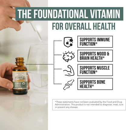 Vitamina D3 Orgánica 10.000 UI - Gotas – Calidad: Prefiere productos fabricados en instalaciones certificadas y – Image 5
