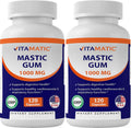Vitamatic Mastic Gum 1000mg por ración - 240 Cápsulas - Para la salud digestiva, gastrointestinal, inmune y oral