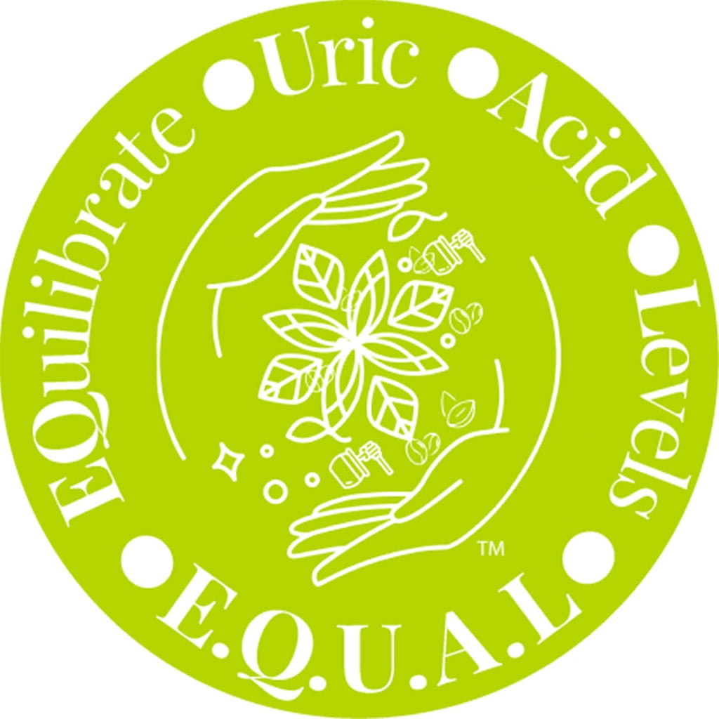 EQUAL Soporte para Ácido Úrico | Vitamina C, Quercetina, Luteolina, Cereza Ácida, Semilla de Apio (90 Cápsulas)