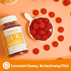 Gominolas de Vitamina D3 y K2 Unleash'd 60 uds