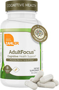 Zahler AdultFocus – Fórmula Avanzada para el Enfoque y la Concentración, 60 Cápsulas