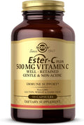 Solgar Ester-C Plus 500 mg Vitamina C con Bioflavonoides Cítricos - 90 Cápsulas