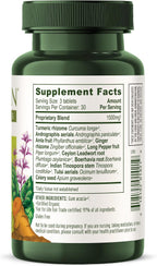 Banyan Botanicals Organic Pollen Protect – 90 Comprimidos – Apoyo Respiratorio Natural