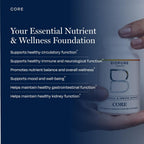 BioPure Core Capsules – Nutritious Formula with Bioavailable Vitamins, Minerals, and Nutrients – 240 Capsules