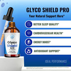 Glyco Shield Drops - Complemento de apoyo a la fórmula sanguínea (3 unidades)