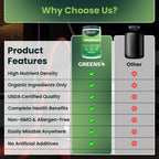 Greens+ Advanced Multi Raw Superfood - Green Superfood Powder Blend - Vegan, Gluten-Free, Non-GMO - 267g