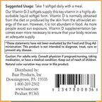 Baar Vitamina D-3, Softgels