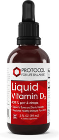 Protocol For Life Balance - Liquid Vitamin D3 - 400 IU - 60 mL