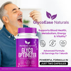 GlycoEase Glyco Optimizer - 180 Cápsulas (3 Paquetes)