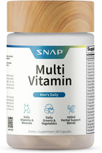 Snap Supplements Multivitamínico para Hombres – Vitaminas y Minerales Esenciales, 60 Cápsulas