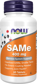 NOW Foods SAMe 400 mg – 60 Comprimidos