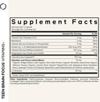 Codeage Teen Brain Focus Vitamins+ Multivitamínico para Adolescentes (60 Cápsulas)