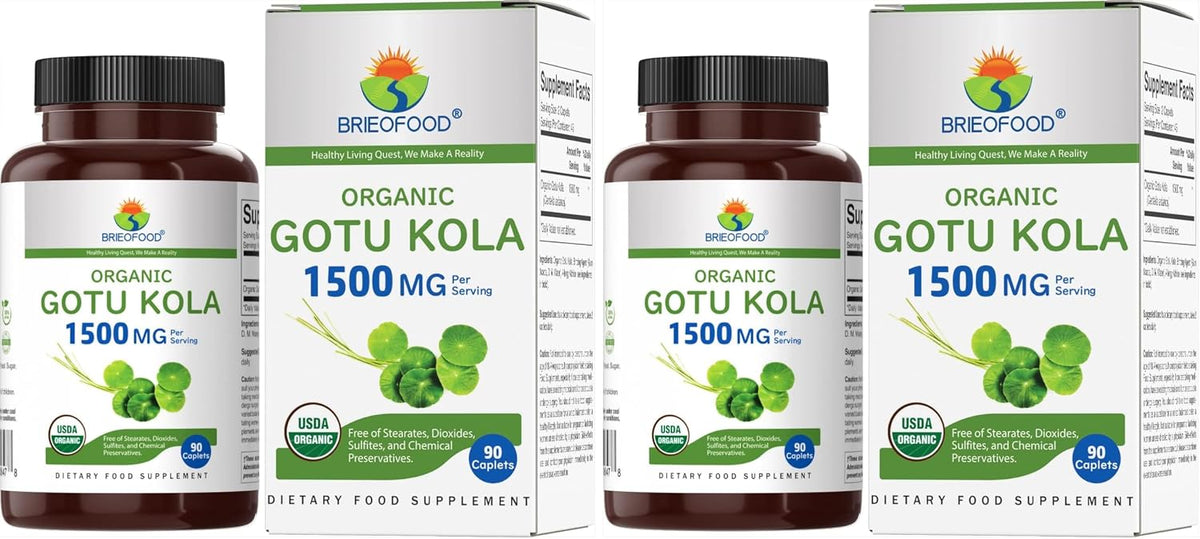 Gotu Kola Orgánico 1500mg, 90 Comprimidos Vegetarianos – Image 7