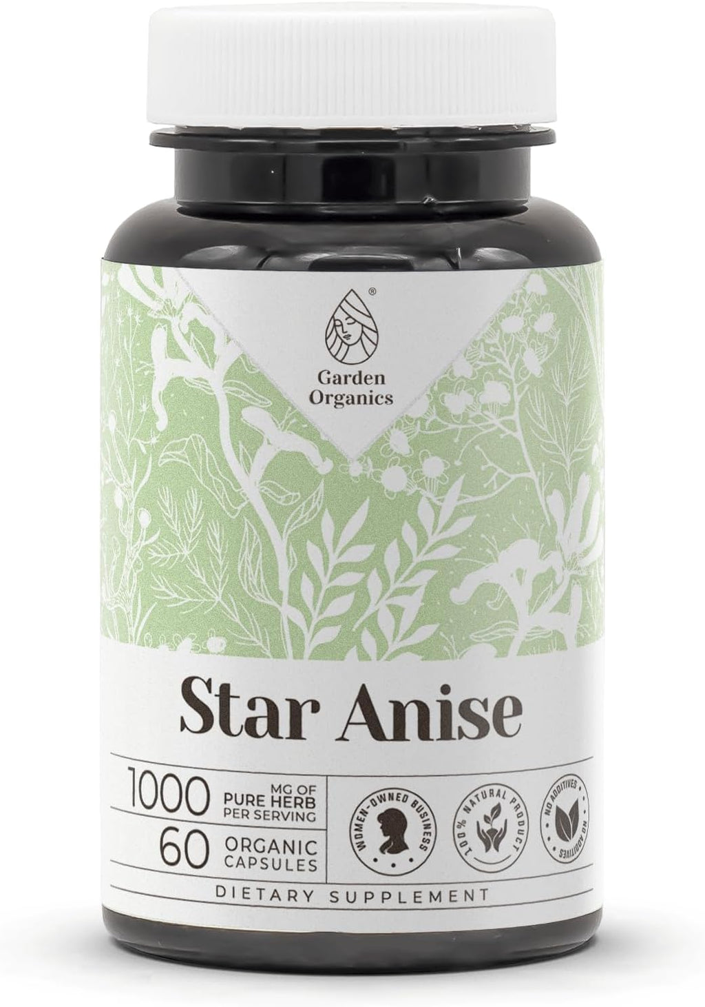 Star Anise (Anís Estrellado) 60 Cápsulas - Garden Organics