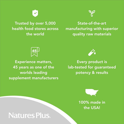 NaturesPlus Folic Acid Hearts - 90 Comprimidos con Metilfolato, B6 y B12 - Sin Gluten, Vegano – Image 7