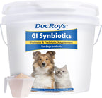 Doc Roy's GI Synbiotics: Probióticos y Prebióticos para Perros y Gatos, 454 g