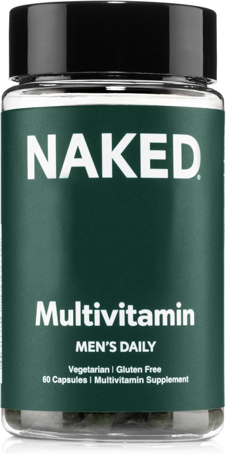 NAKED Men's Multi – Multivitamínico Diario para Hombres – 60 Cápsulas