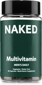 NAKED Men's Multi – Multivitamínico Diario para Hombres – 60 Cápsulas