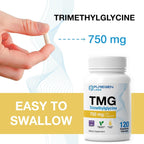 Puregen Labs TMG 750 mg - Trimetilglicina - 240 Cápsulas Vegetarianas (2 Envases)