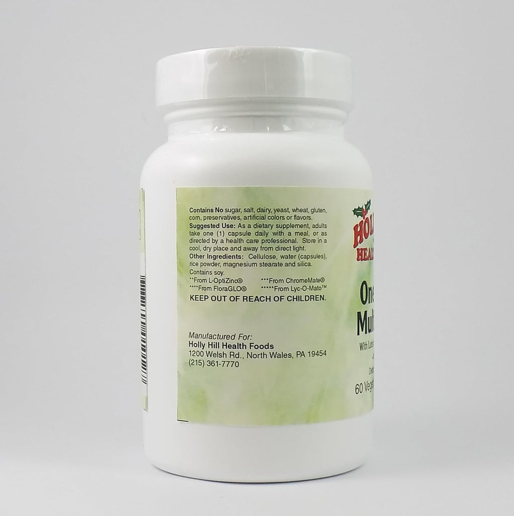 Holly Hill Health Foods, One-Daily Multi Caps, 60 Cápsulas Vegetales