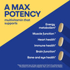 Nature's Way Alive! Men's Max3 Multivitamínico Diario de Alta Potencia para Hombres, 90 Comprimidos