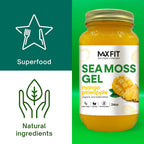 Gel de Sea Moss Orgánico Wildcrafted de Santa Lucía - 92 Vitaminas y Minerales - Vegano