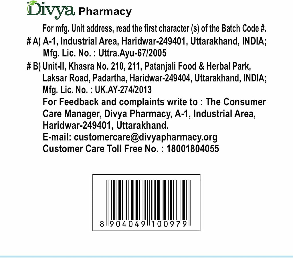 Patanjali Divya Lipidom 60 Comprimidos