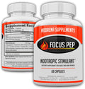 Focus Pep - Estimulantes de venta libre para acelerar de forma natural, 60 comprimidos