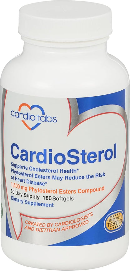 CardioTabs CardioSterol - 1.5 g de Esteroles – Mantenimiento del colesterol normal: Los 1,5 g de ésteres de – Image 1