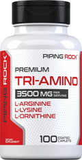 Piping Rock Tri Amino Complex con L-arginina, L-ornitina, L-lisina | 100 comprimidos