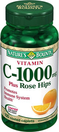 Nature's Bounty Vitamina C 1000 mg con Escaramujo, Comprimidos Recubiertos, 100 uds (Pack de 3)