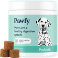 Pawfy Probióticos para Perros | Apoya la Salud Digestiva, Diarrea para Perros Pequeños y Grandes | Mejora la Salud Intestinal | Suplemento Anti Levaduras | Salud de la Piel y Alergias Estacionales - 30 Masticables (Bacon)