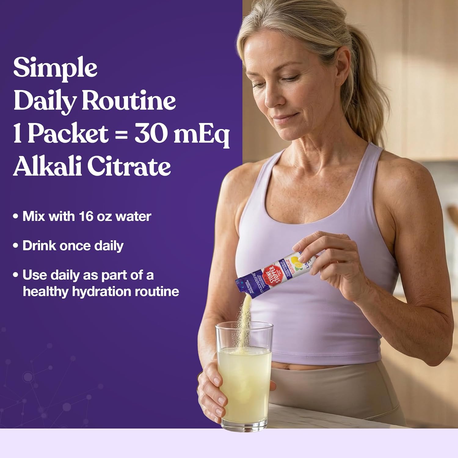 Moonstone Stone Stopper Drink Mix Limonada - Prevención de Cálculos Renales - 15 Días