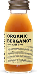 Zumos de Bergamota Orgánicos 100% - Pack de 12 Dosis Diarias (60ml) - Alto en Vitamina C - Sin Azúcar Añadido