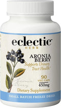 Eclectic Institute Cápsulas de Aronia Orgánica Liofilizada Cruda - 90 Cápsulas (450 mg)