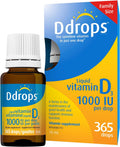 Ddrops Vitamina D3 1000 IU – 365 Gotas Líquidas