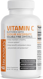 Bronson Buffered Vitamin C Powder - Sodium Ascorbate - 454 g (1 Pound)