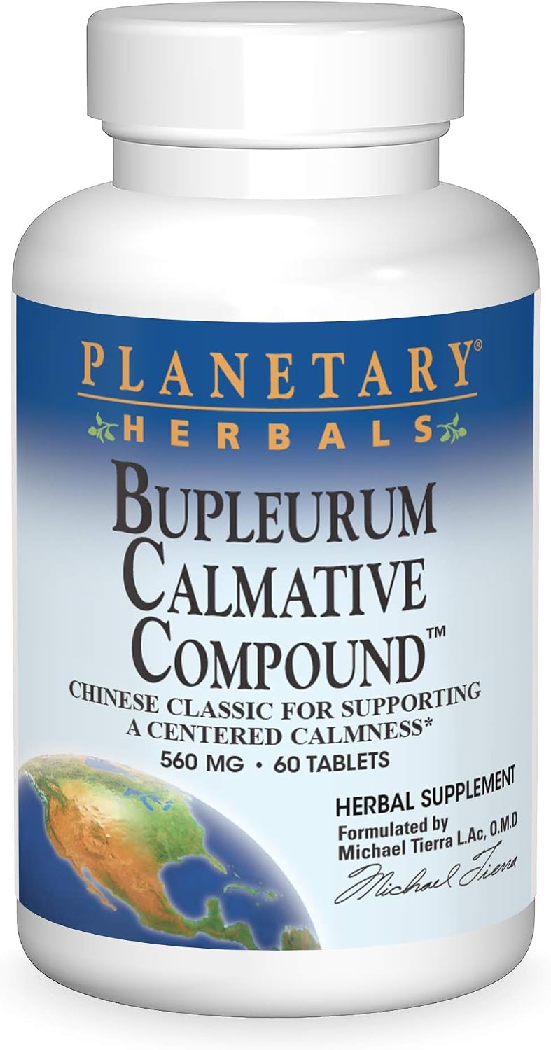 Planetary Herbals Bupleurum Calmative Compound – 60 Comprimidos