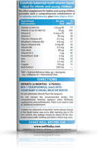 Vitabiotics Wellbaby Multi-Vitamin Liquid – Multivitamínico para bebés de 6 meses a 4 años, 150 ml